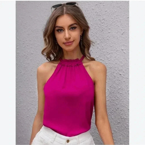 Express Tops - Express Pink Tank Top Size XL